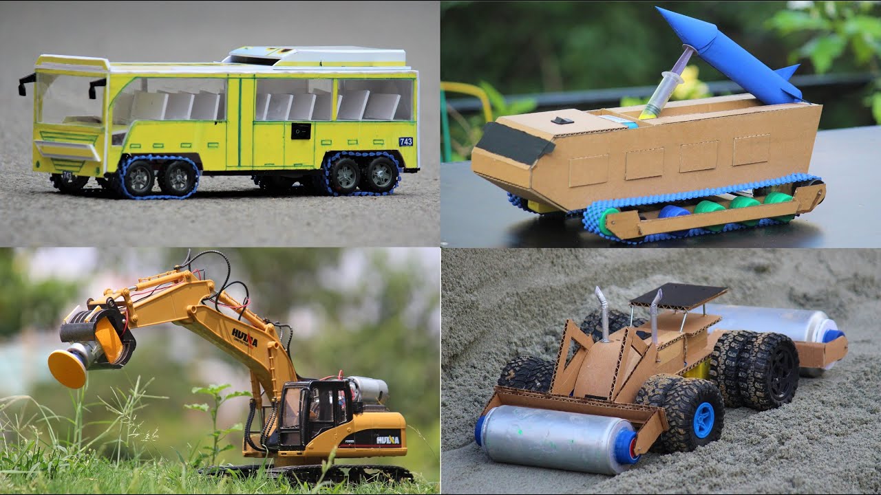 4 Amazing DIY TOYs | Awesome Ideas | 4 Amazing RC TOYs Ideas