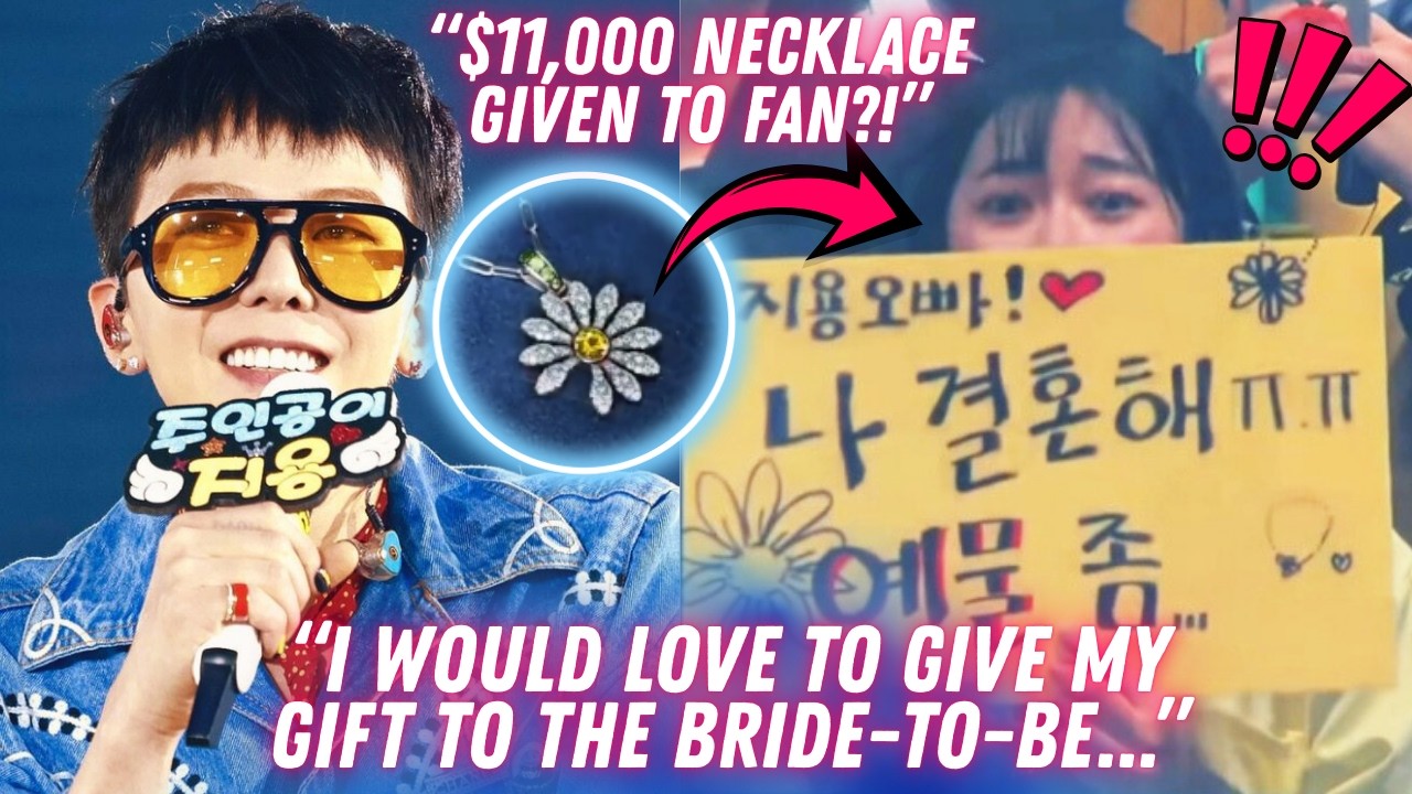 G-Dragon Gifts A Fan An $11,000 Necklace Because She’s Getting Married?!