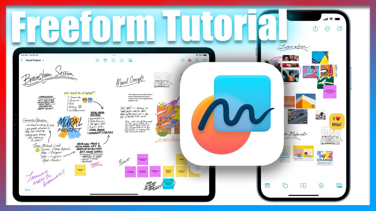 Учебное пособие по использованию приложения Freeform для iPad и iPhone