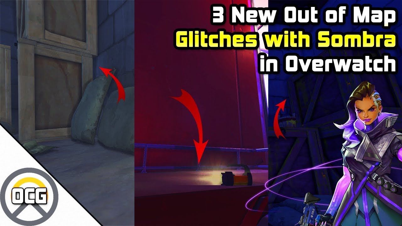 OCG - 3 Out of Map Glitches with Sombra  in Overwatch