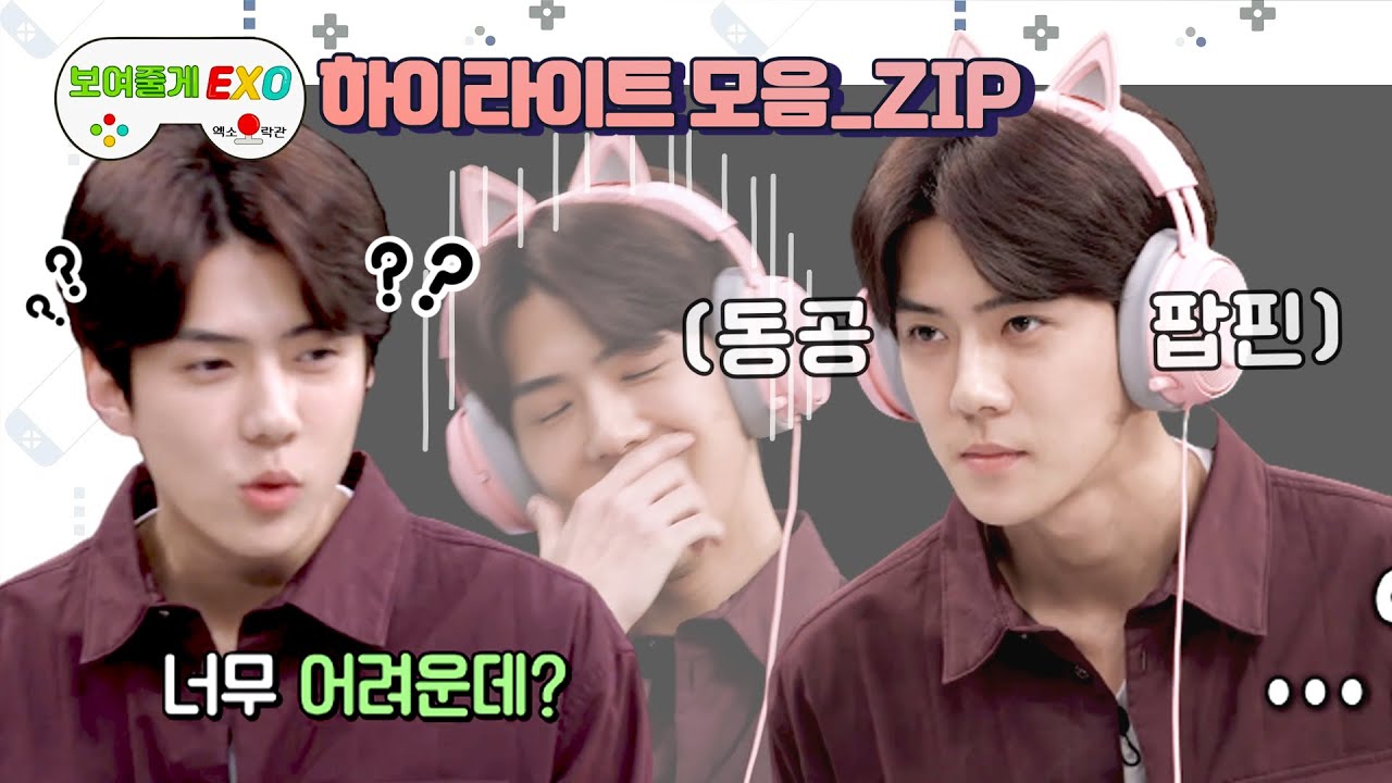 🎮 엑소오락관 시즌1🐥세훈 하이라이트.ZIP  l EXO Arcade Season 1 SEHUN CUT