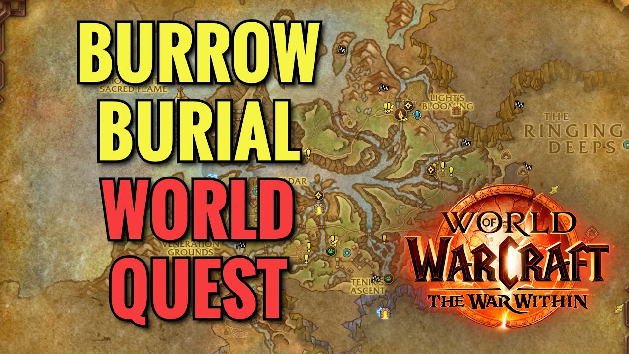 Burrow Burial World Quest (WoW TWW)