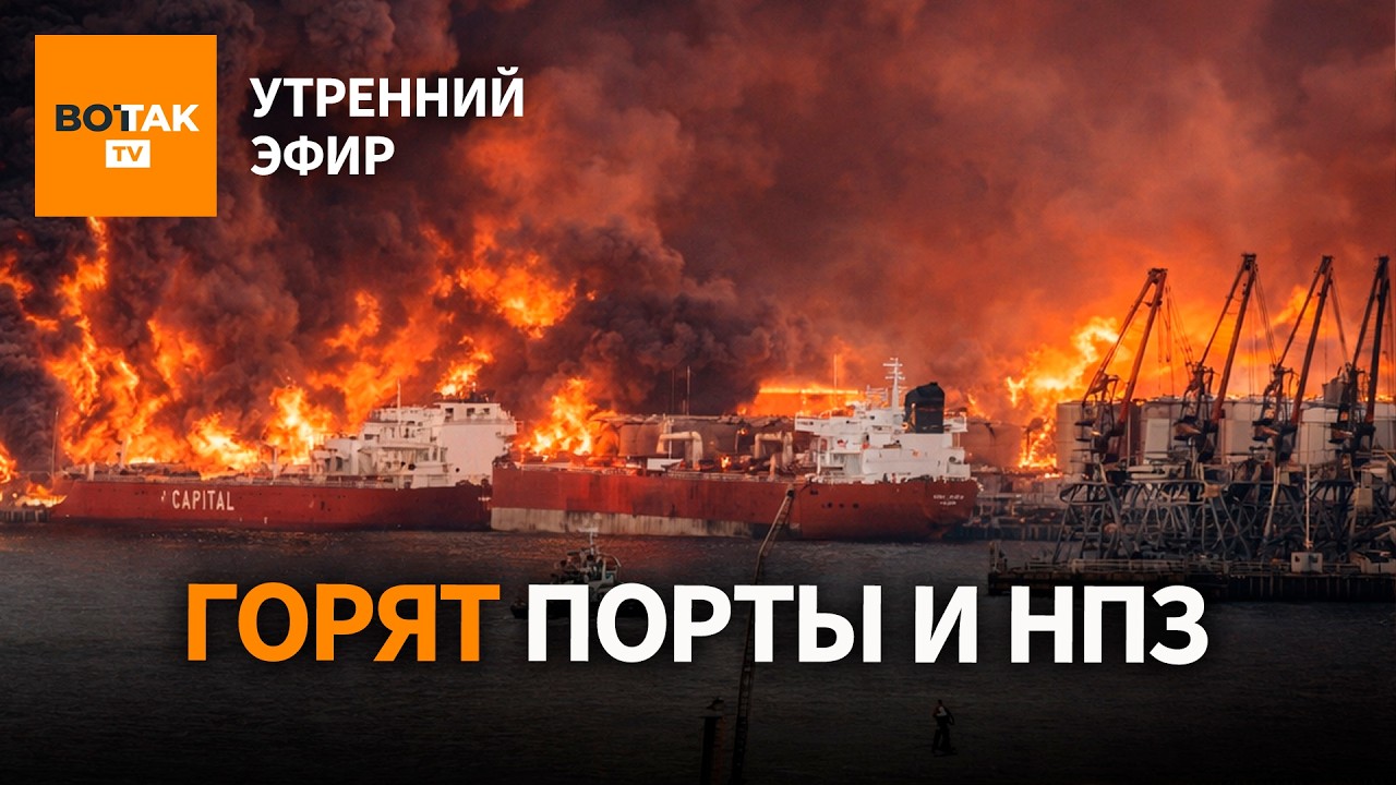 ❗Серия взрывов в Ленинградской области. Трамп требует вывода ВСУ из Донбасса / Утренний эфир