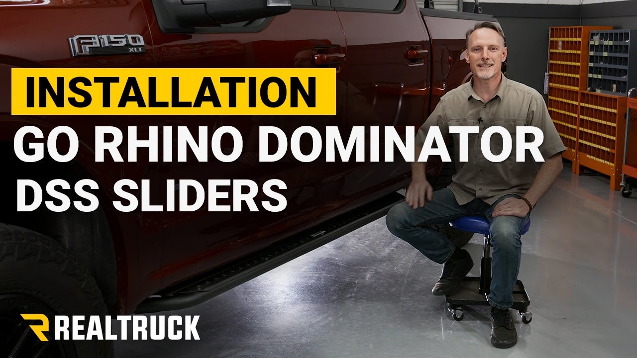 How to Install Go Rhino Dominator DSS Sliders on a 2016 Ford F-150 SuperCrew