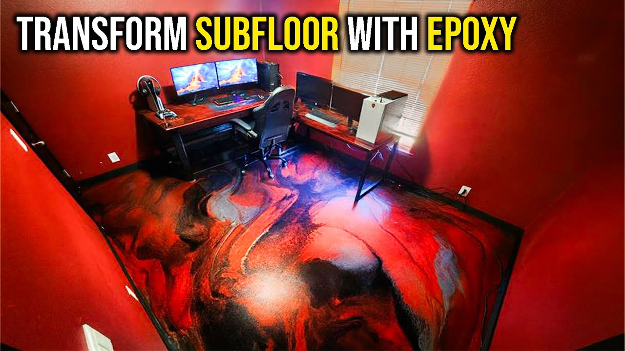 How to Epoxy Over Particle Board Floors | DIY Flooring Tutorial