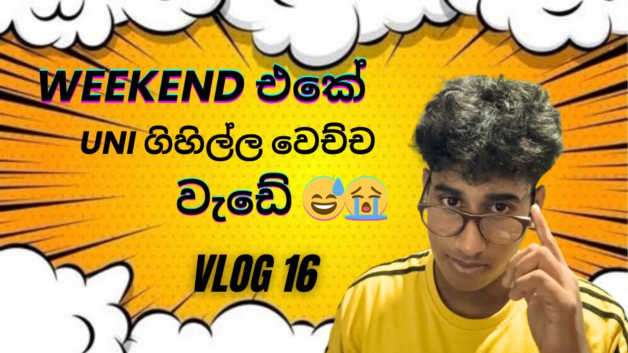 Day 17 | Weekend එකේ Uni ගිහිල්ල වෙච්ච වැඩේ 😅😭 | Loki’s Vlog