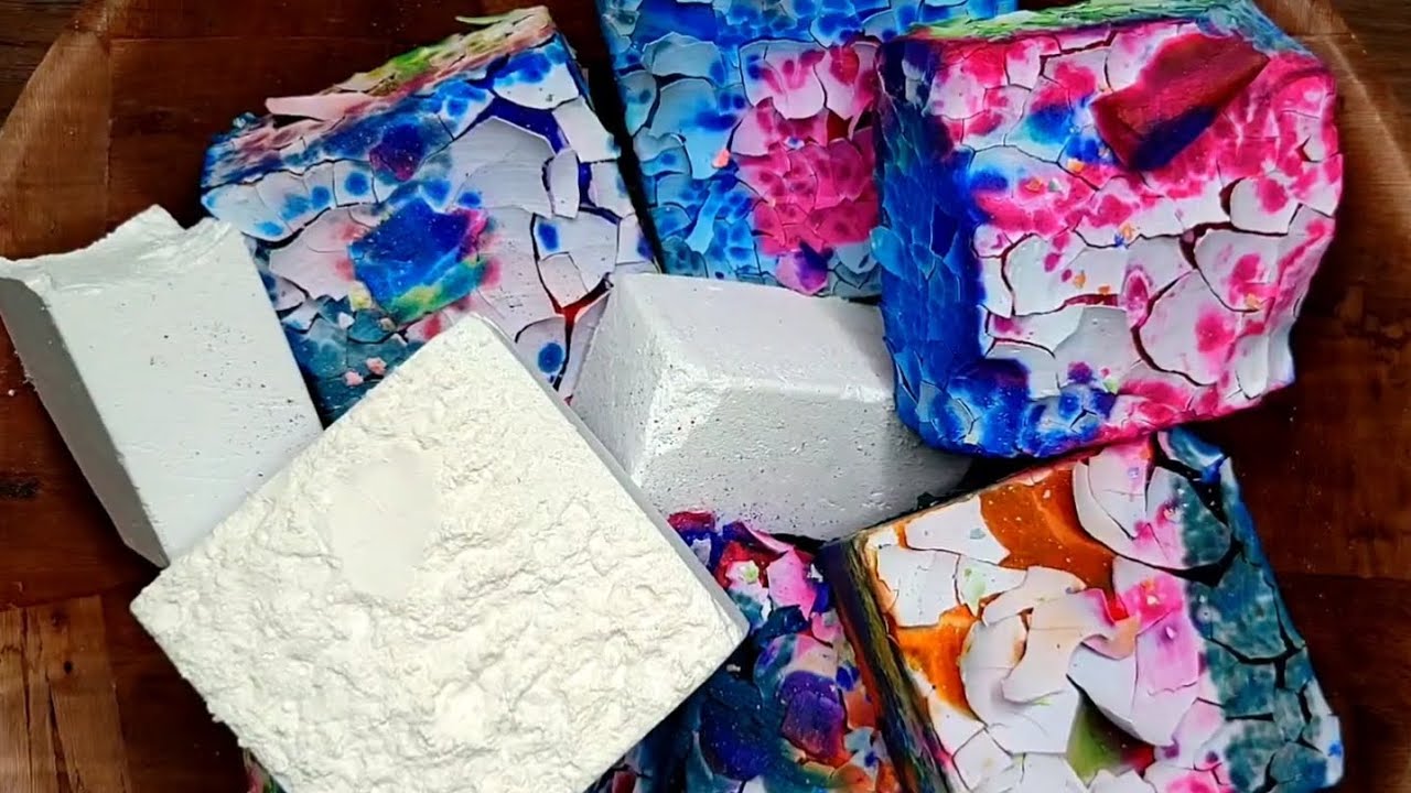 Multi dyed gymchalk + reforms | full block crushes ASMR 