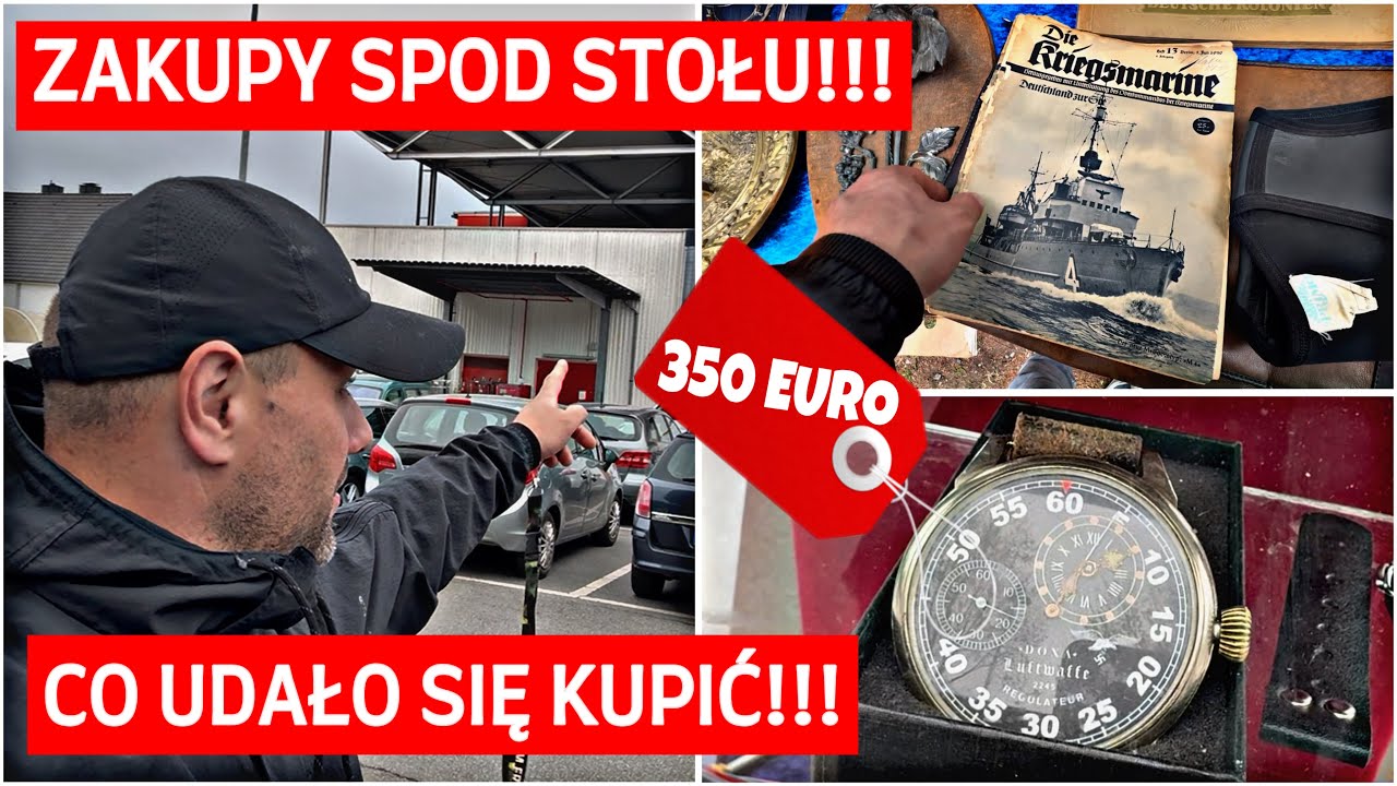 Niemiecki targ staroci i zakupy spod stołu. Tego właśnie szukam!!!