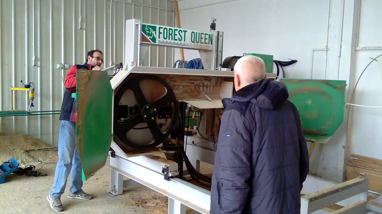 Mateks I Forest Queen-rezanje sa dva različita proizvodjaca trakastih testera
