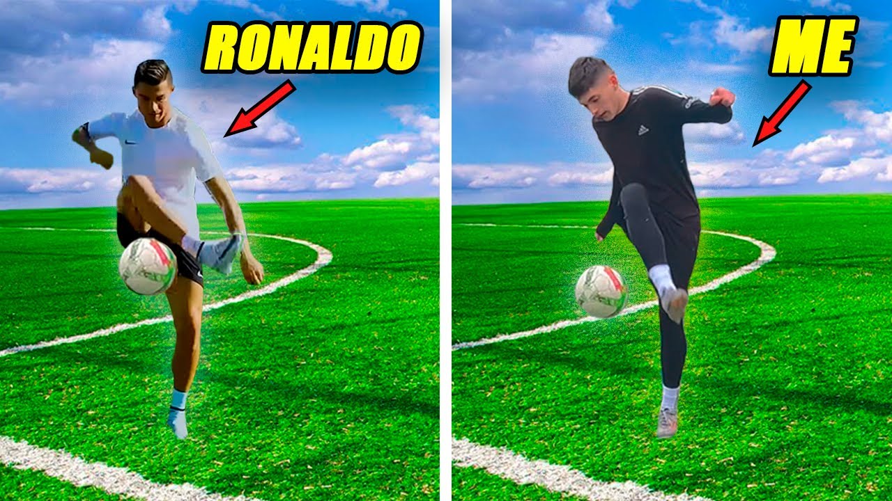 I Recreated Skills of Ronaldo, Ronaldinho & Other Footballers ⚽🔥
