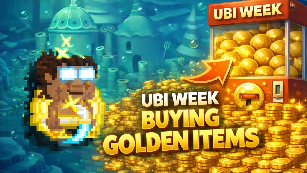 BUYING GOLDEN ITEMS + GACHA - Growtopia