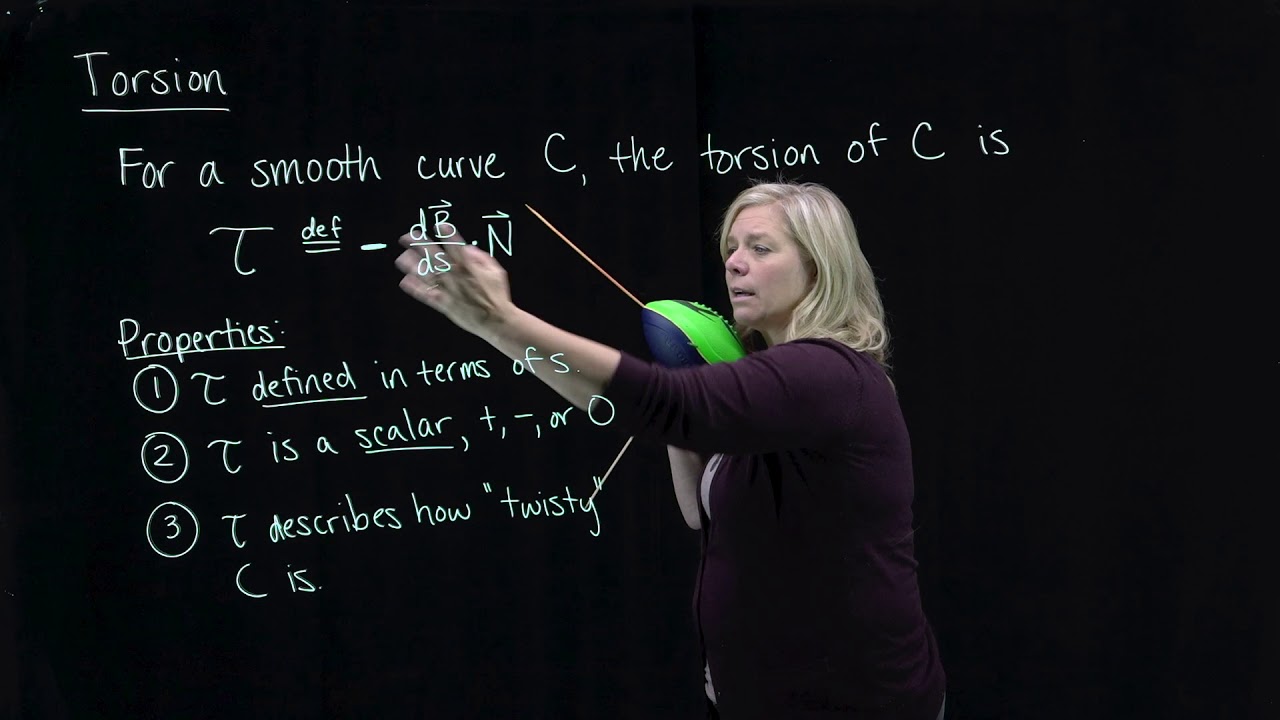 Torsion of a Space Curve - Definition and Properties