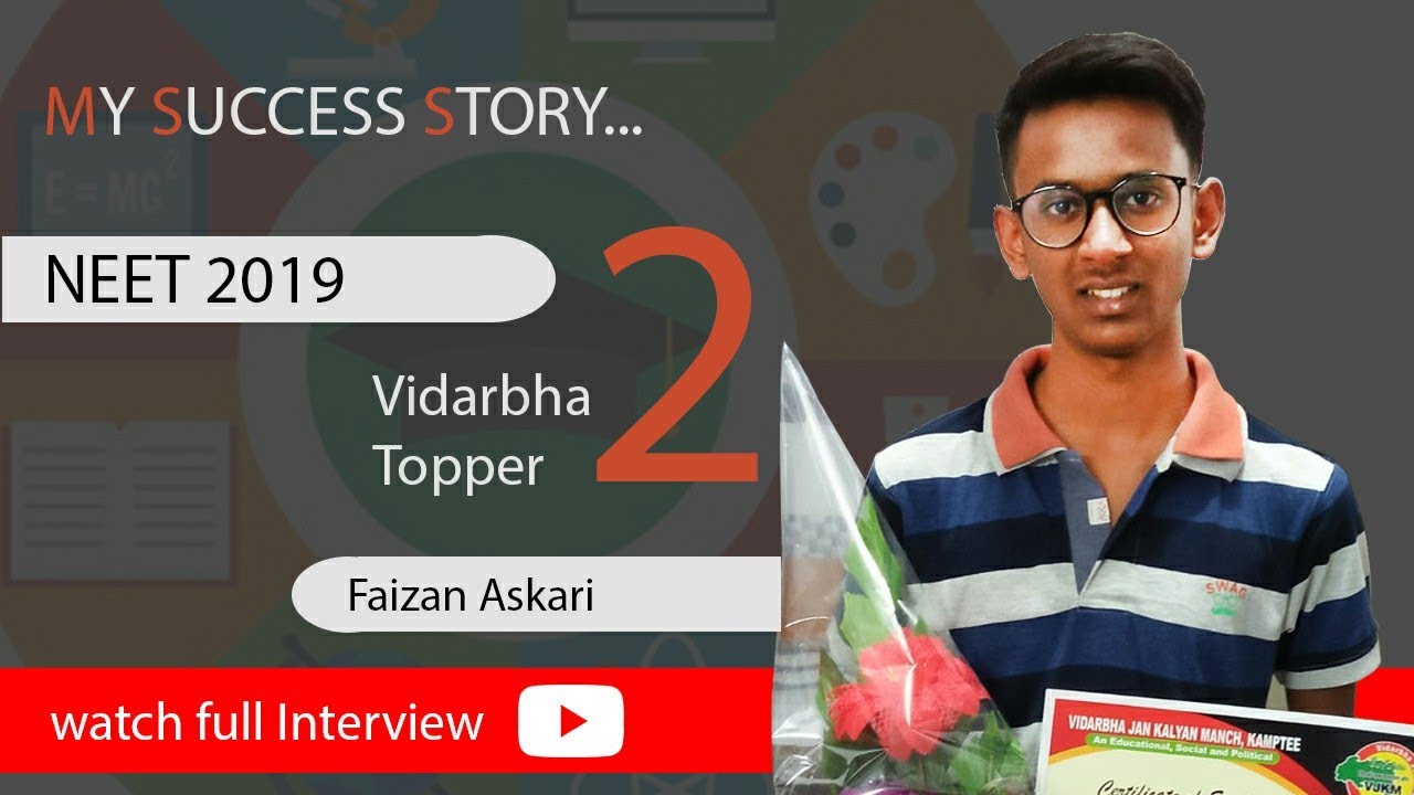 NEET 2019 Vidrabha topper Faizan Askari interview with NGP News