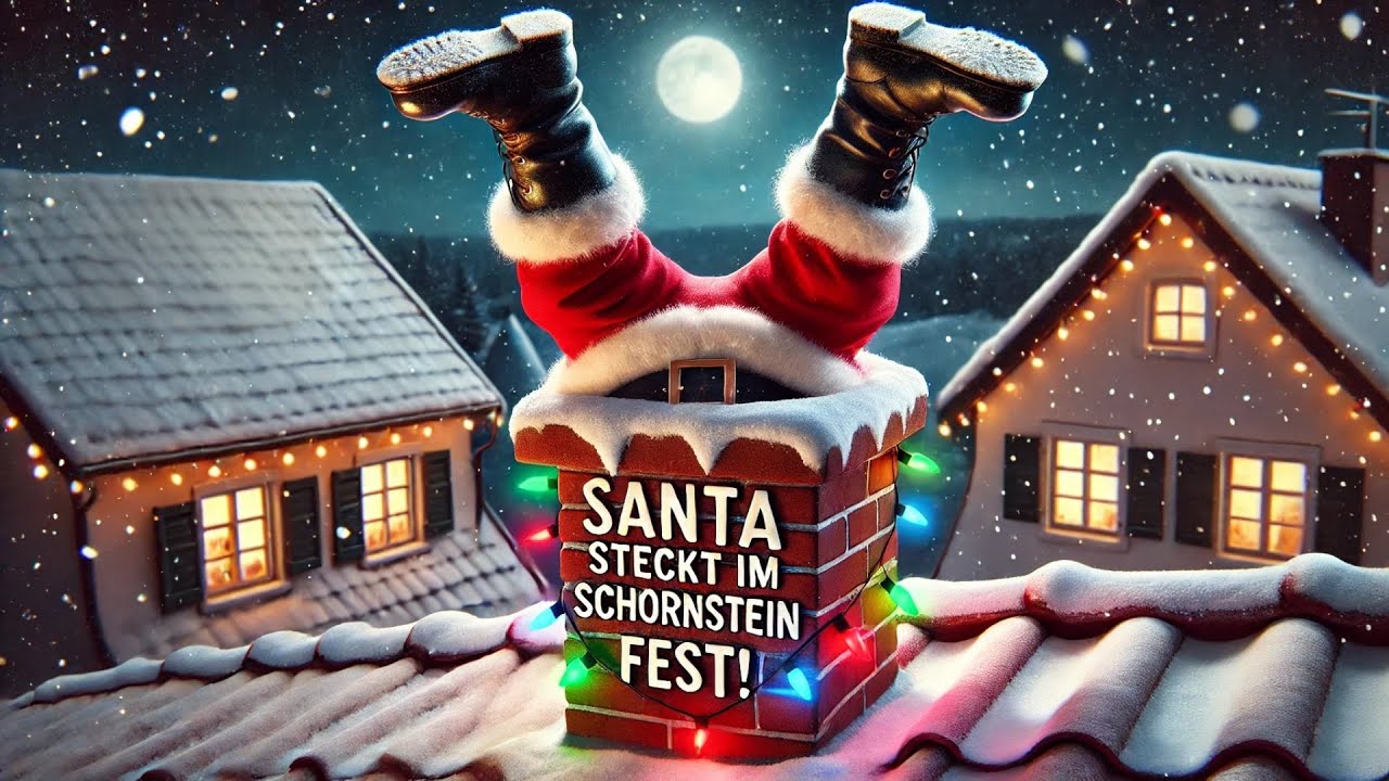 Santa steckt im Schornstein fest | Weihnachts Rock`n Roll |  @Ralle_Musik