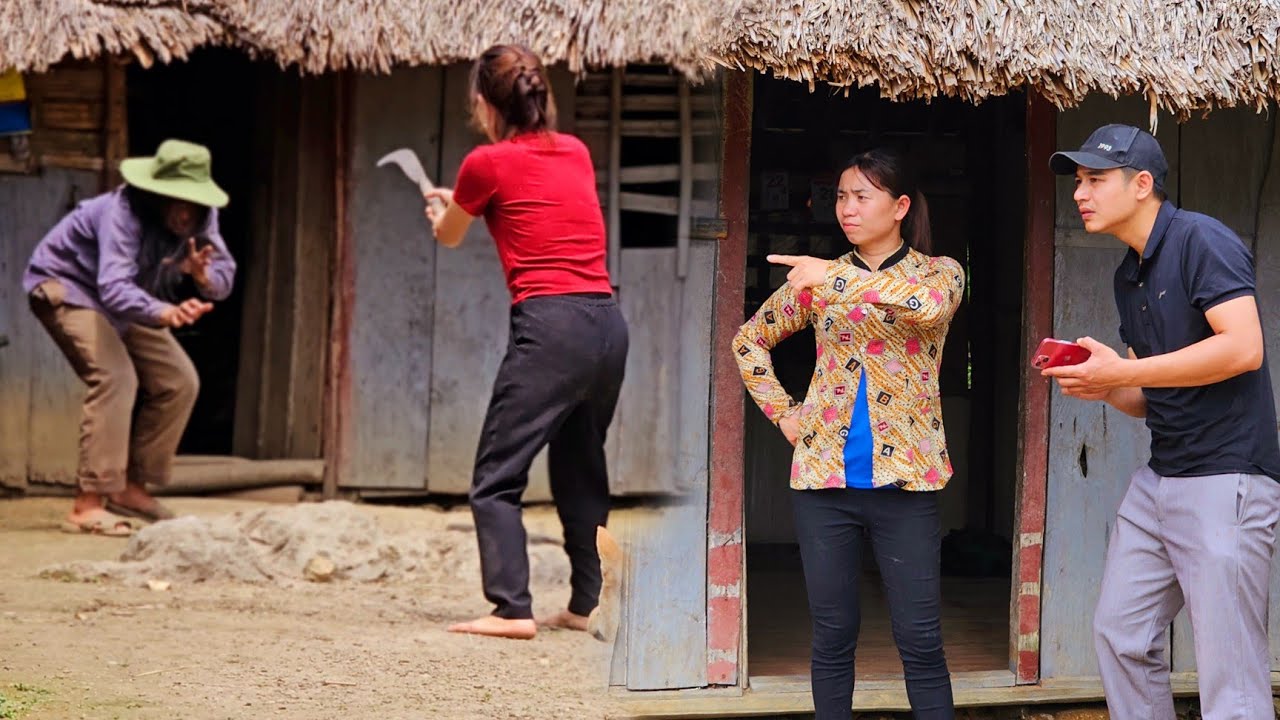 Poor Girl and Gangster : The poor girl has to run away again - what will happen to her ?
