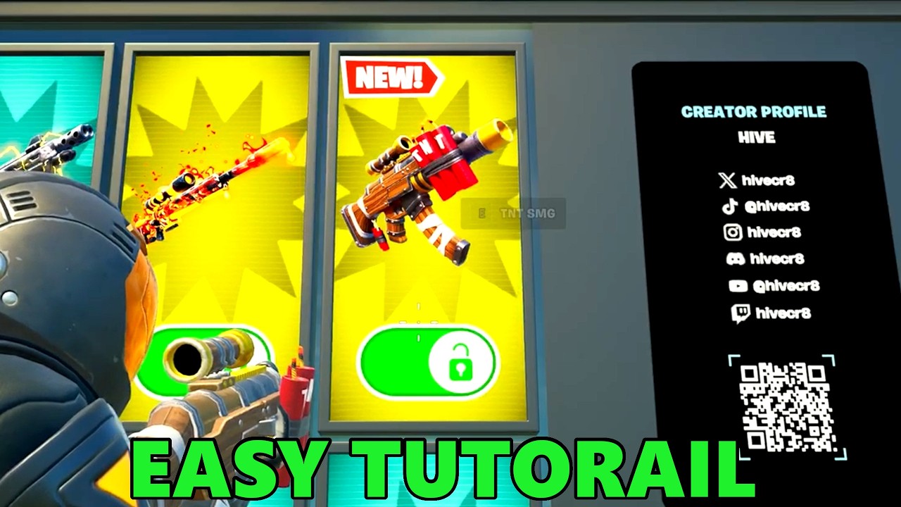 TNT SMG RIFLE LOCATIONS | 1V1 WITH EVERY GUN 6155-1398-4059 FORTNITE