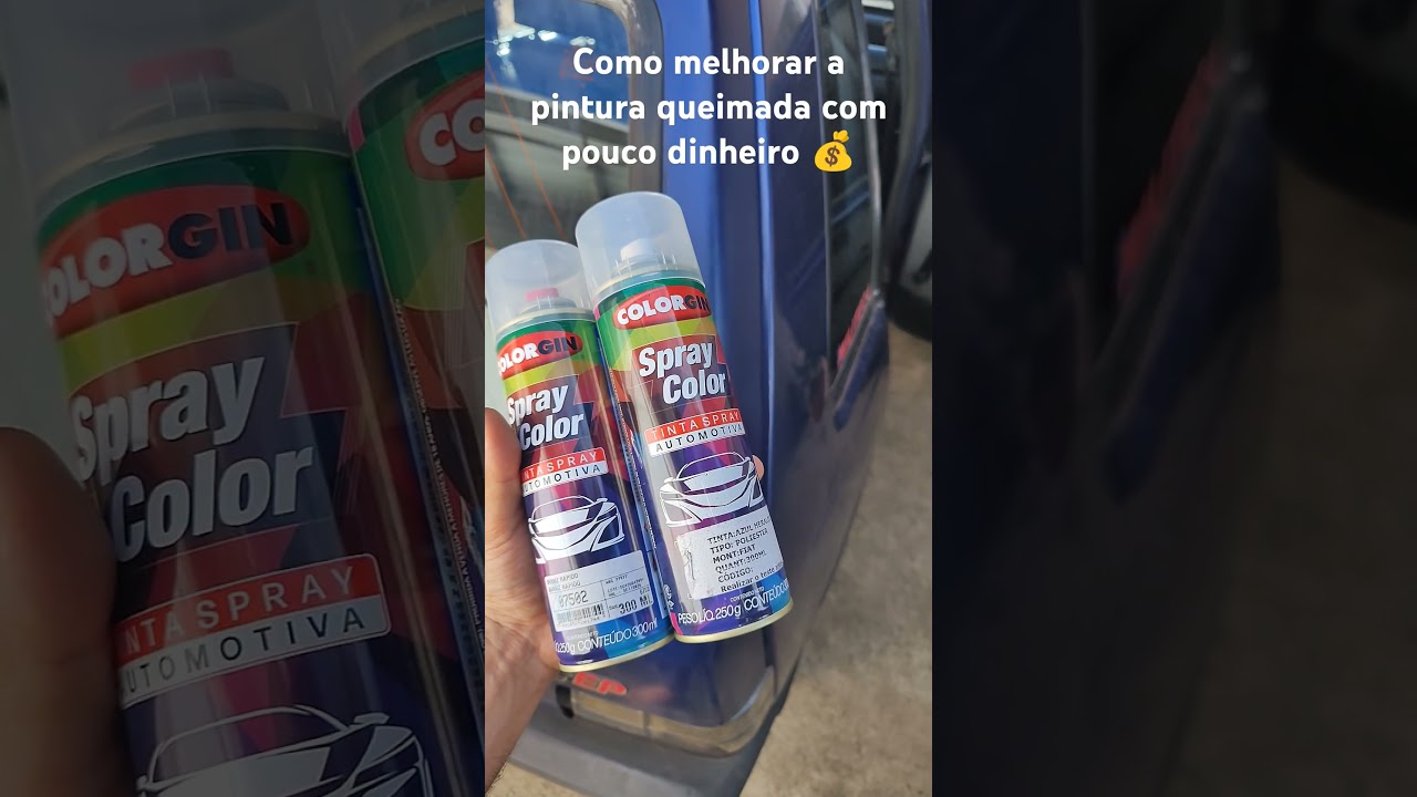 Como melhorar a pintura queimada do carro com pouco dinheiro 💰
