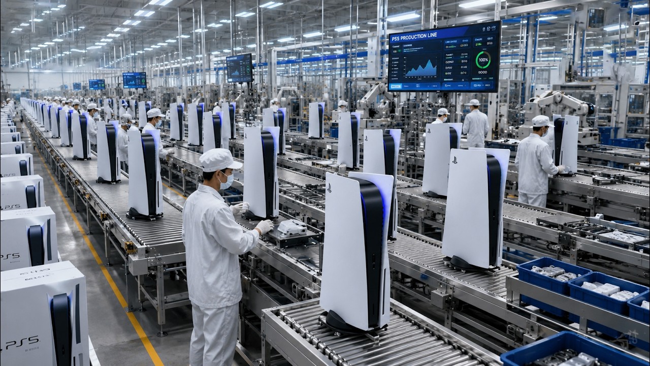 Inside the PS5 Factory &ndash; How Millions of PlayStation 5 Consoles Are Made | Full Process