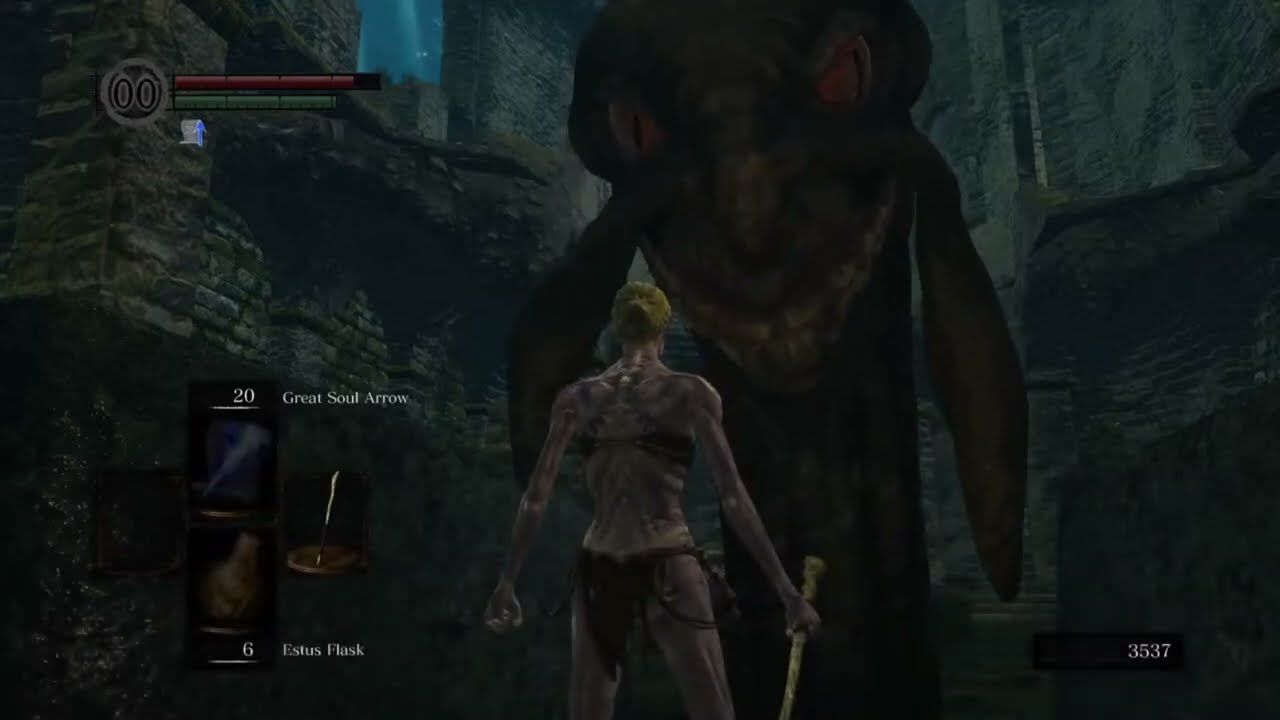 Dark Souls Remastered - Dialogue with Kingseeker Frampt in the Firelink Shrine