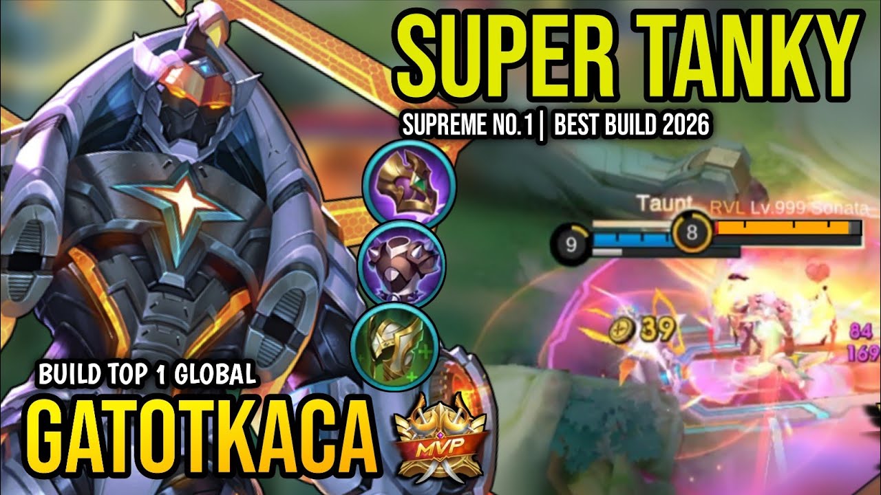GATOTKACA BEST BUILD 2026 | BUILD TOP 1 GLOBAL GATOTKACA GAMEPLAY | MOBILE LEGENDS✓