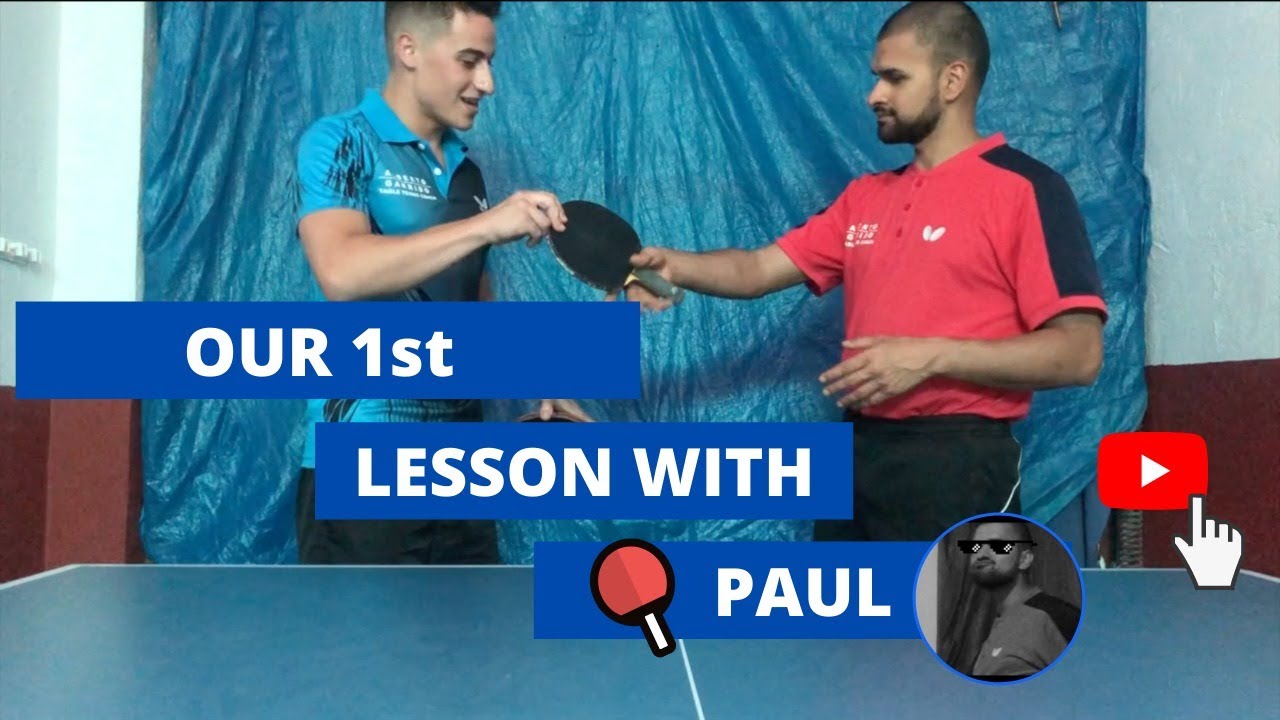 💥 1st  Paul's Lesson 🏓 Table Tennis Coaching Journey Vlog
