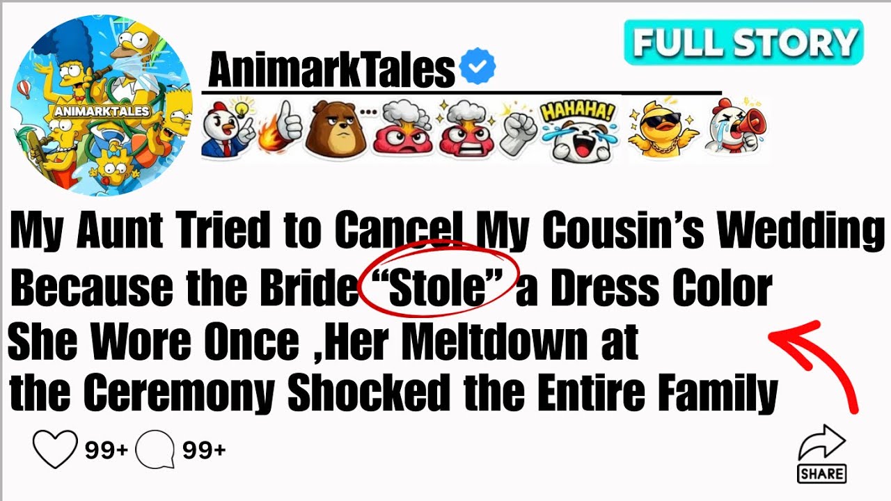 My Aunt Tried to Cancel a Wedding Over a Dress Color[FULL STORY]