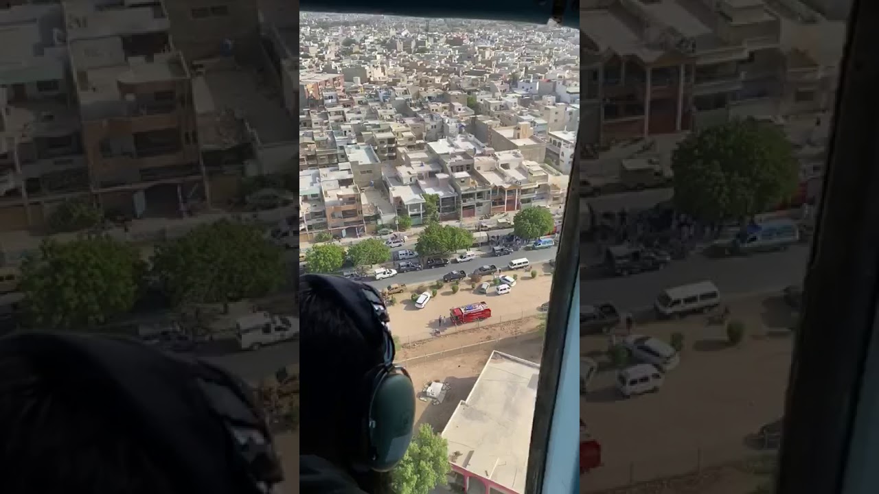 Aerial view of PIA Plane Crash in Karachi Model Colony | 22 May 2020 #pia #KARACHI #PAKISTAN #plane