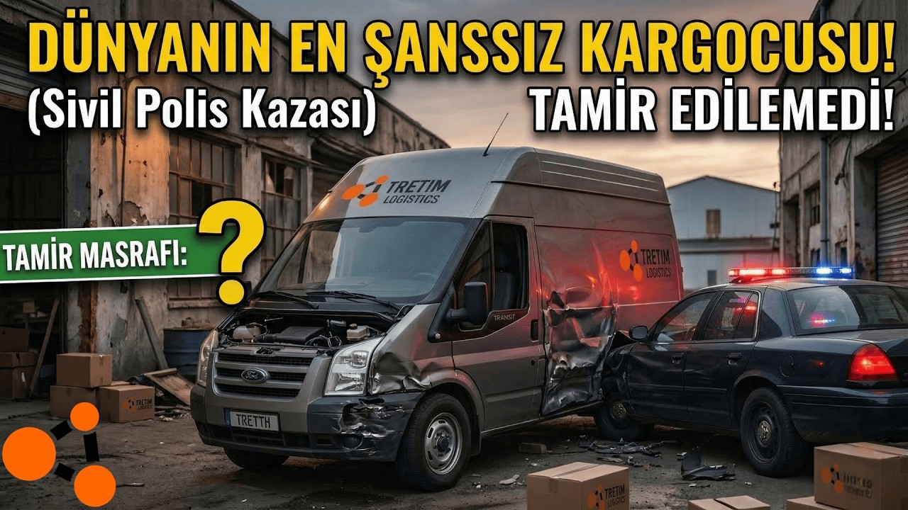 DÜNYANIN EN ŞANSSIZ KARGOCUSU! (Sivil Polis Kazası) | BeamNG.drive Kariyer