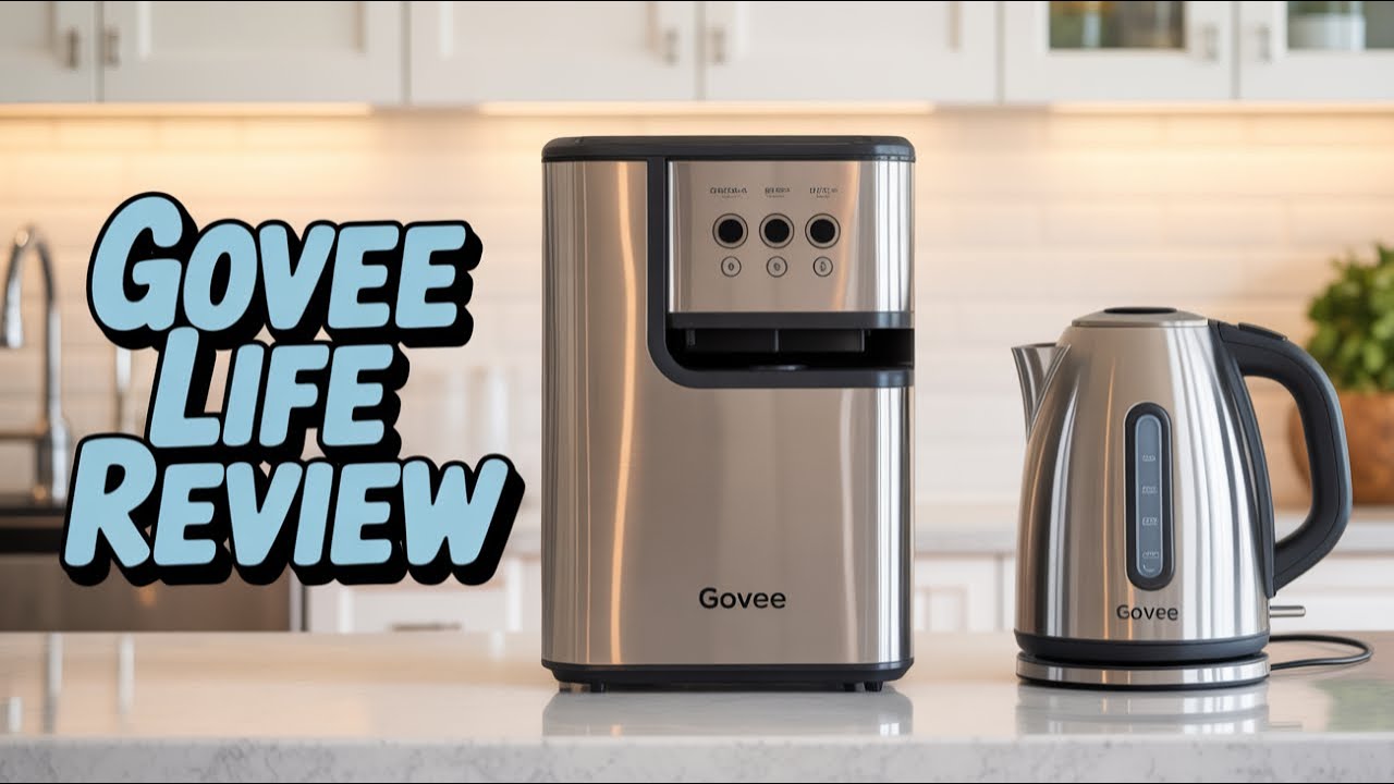 You Won't Believe How Fast This GoveeLife Smart Countertop Ice Maker 1S Works! Ice cubes 3 sizes