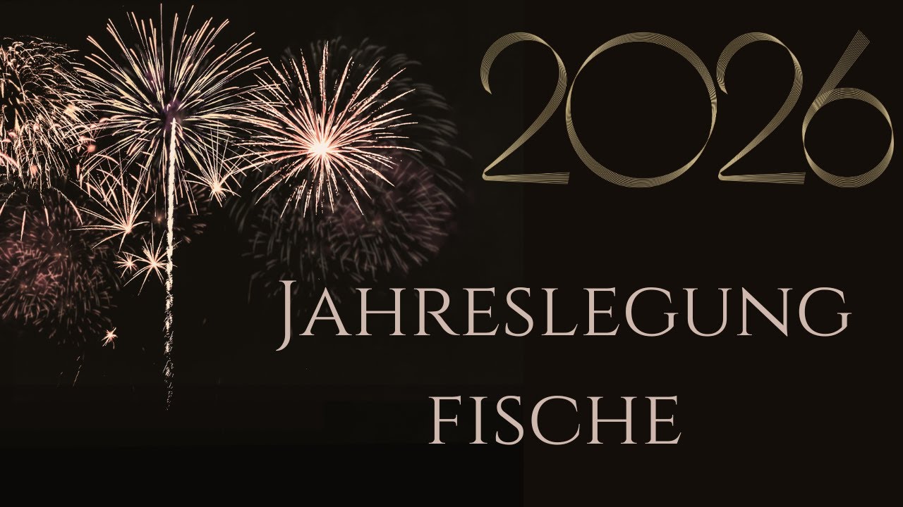 Jahreslegung 2026 Fische: 🎇💞 DEIN Jahr 2026– die große Liebe kündigt sich an !!