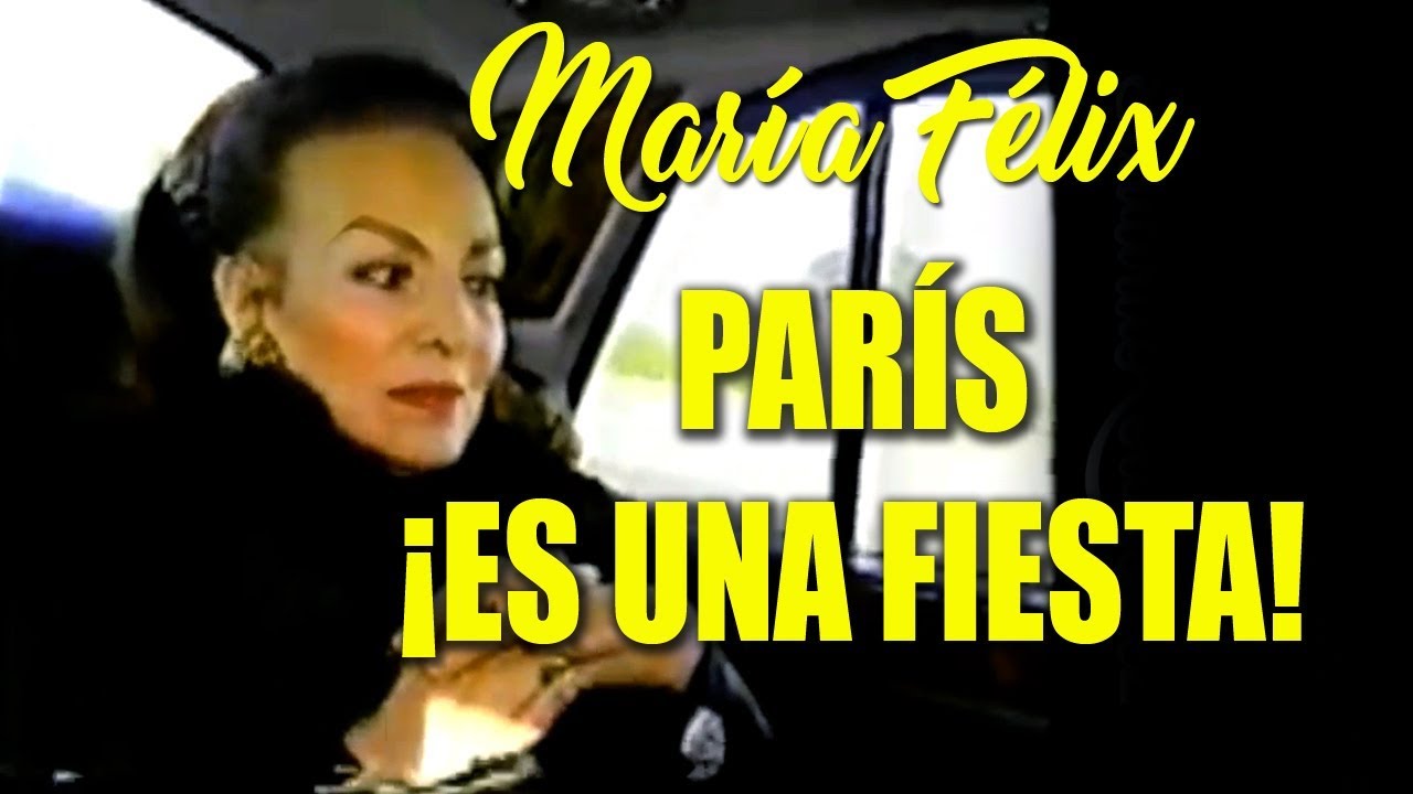 MARÍA FÉLIX CAMINANDO POR CAMPOS ELÍSEOS 