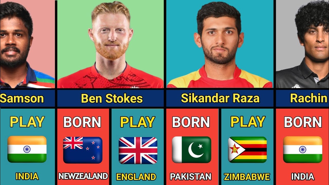Famous Cricket Players Who Did Not Play For Their Country of Birth