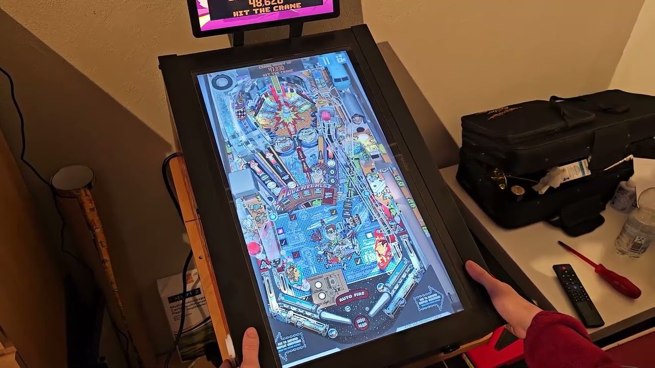 Sharpin Ultra Max virtual Pinball - Now with the second display set up!