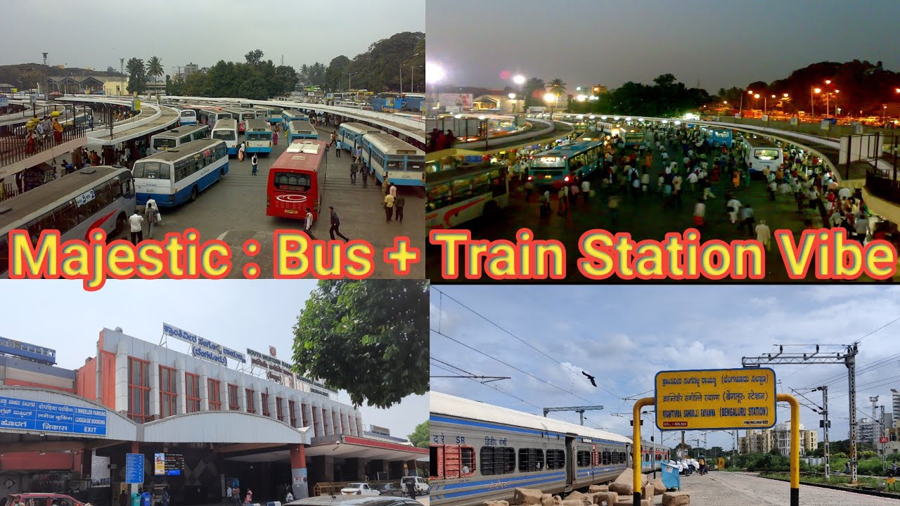 Majestic Bengaluru Vlog | Kempegowda Bus Stand & KSR Railway Station #Vlog19