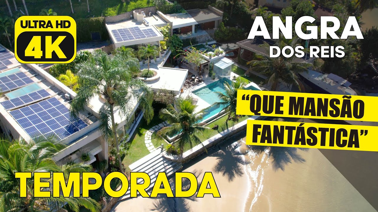 CONHEÇA UMA DAS MANSÕES MAIS INCRÍVEIS DE ANGRA DOS REIS! SUA CONEXÃO COM O PARAÍSO!
