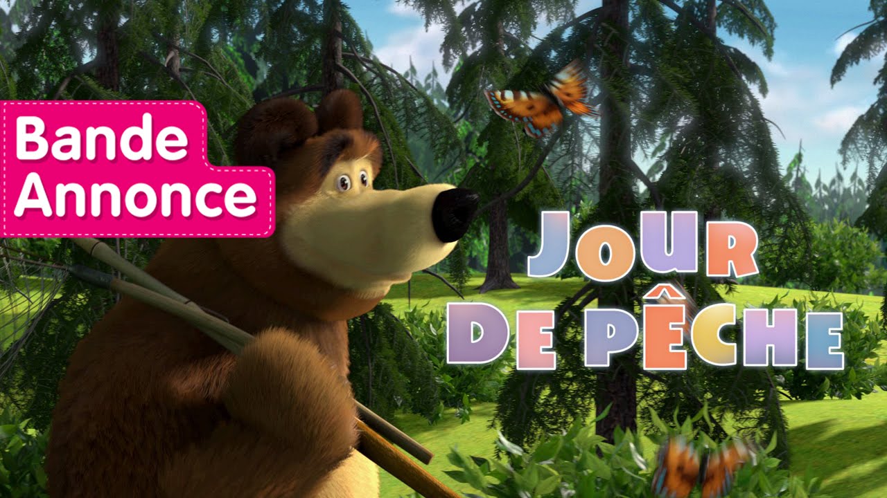 Masha et Michka - Jour De Pêche (Bande annonce)