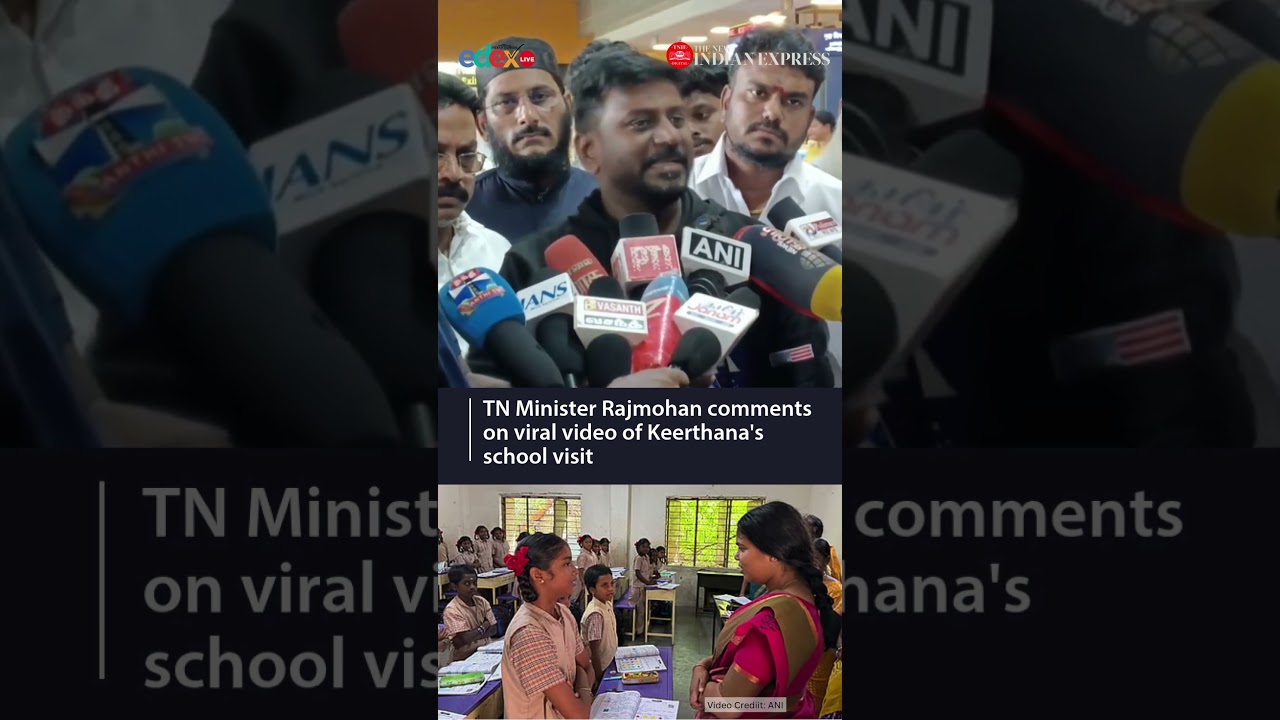 TN Minister Rajmohan comments on viral video of Keerthana's school visit | #EdexLive