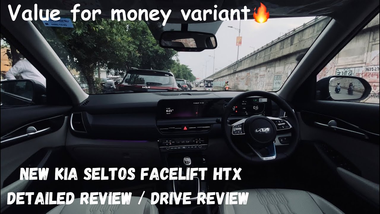 New Kia Seltos facelift HTX petrol | Detailed review | Drive review 😍🔥