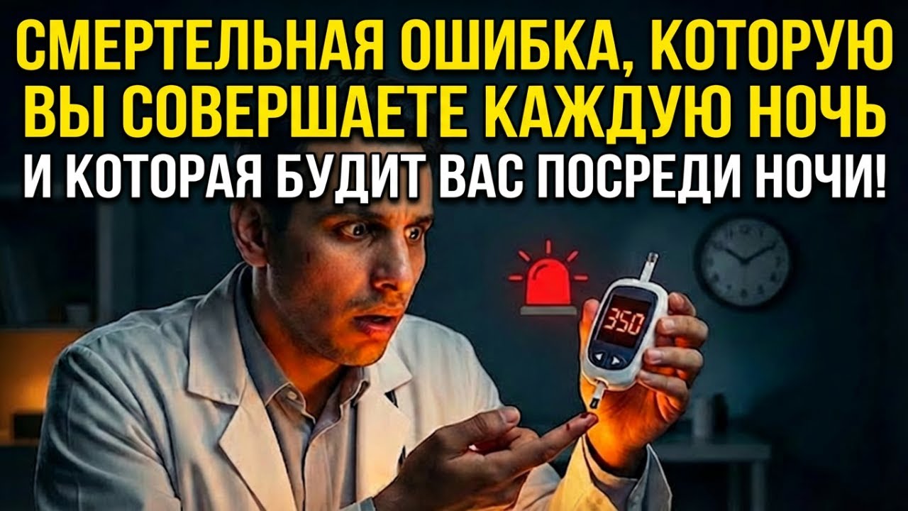 Ваш уровень сахара в крови — это бомба замедленного действия! 5 спасительных перекусов перед сном!