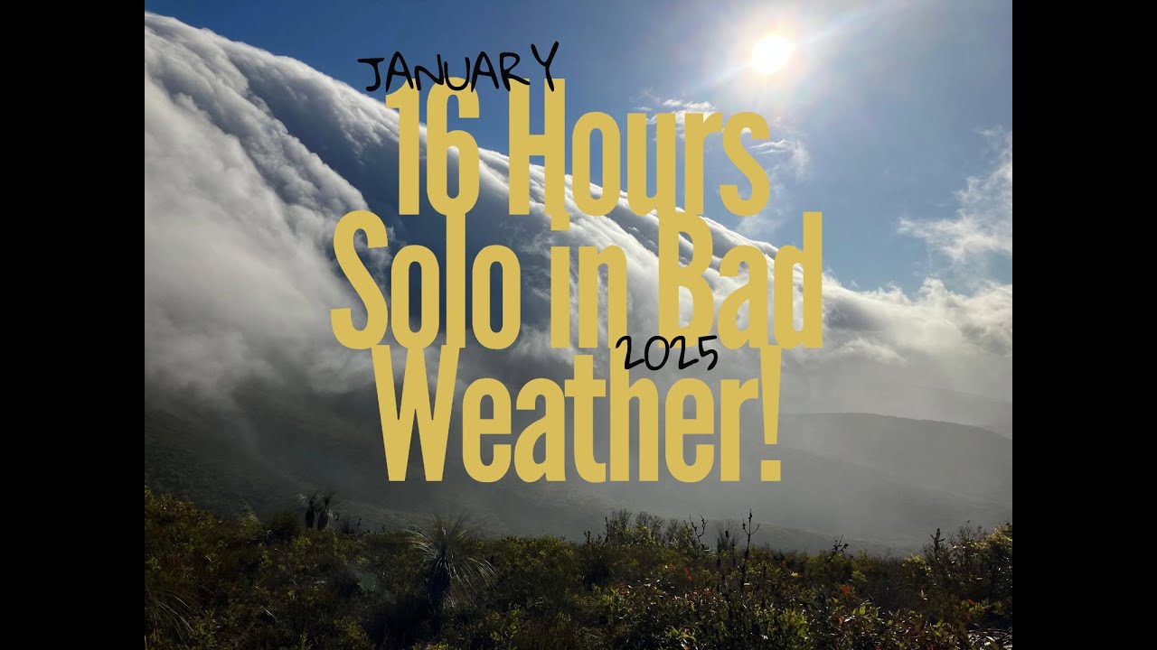 Stirling Ridge Walk Solo | 16-Hour Challenge in Tough Weather