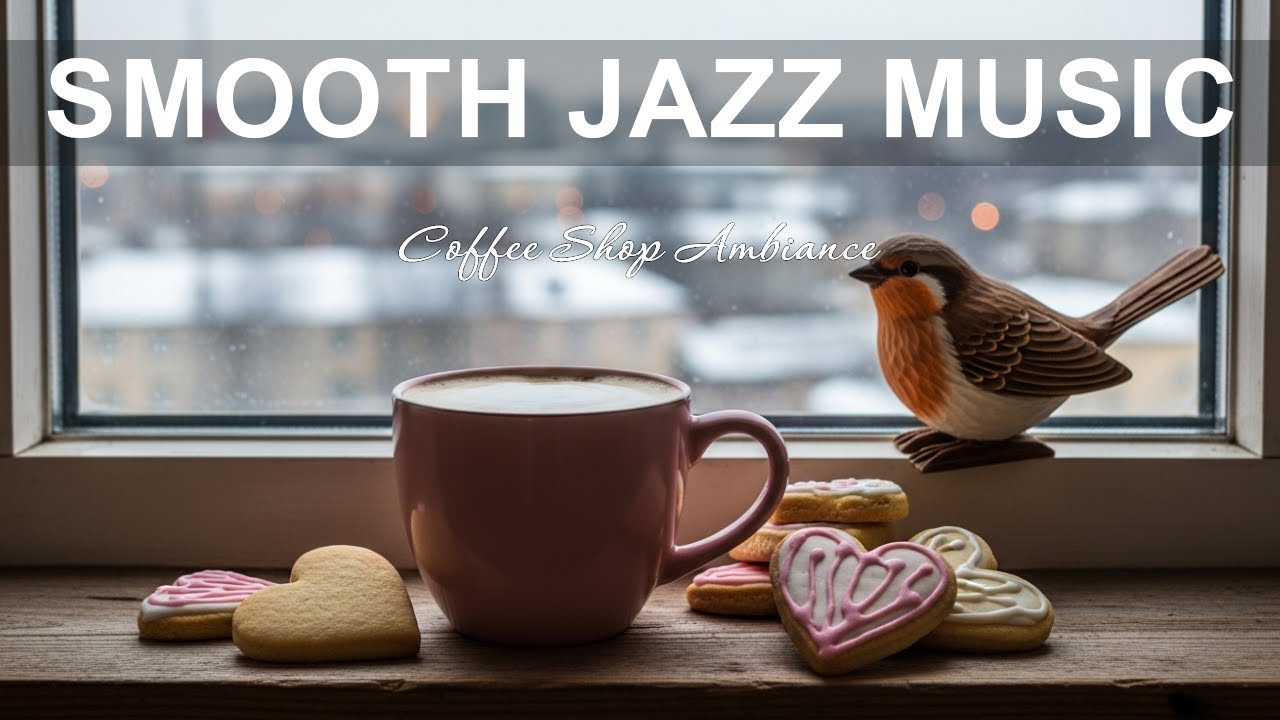 [Smooth Jazz Music] ☕❄️ Sweet Winter Jazz Cafe & Bossa Nova Piano Music for Great Mood