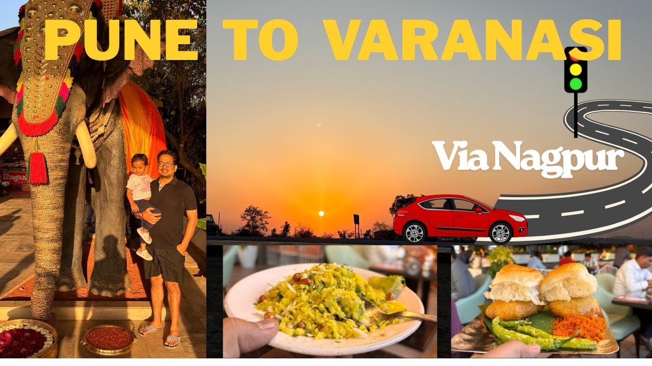 Pune to Varanasi via Nagpur - Part 1 | Day 1 | Road Trip Begins! Pune to Nagpur | EP 1