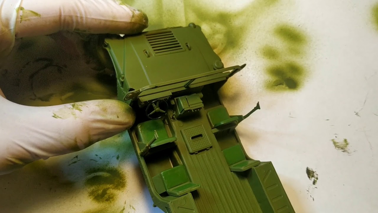 full build Israeli M1025 1/35 ACADEMY (PART 3)