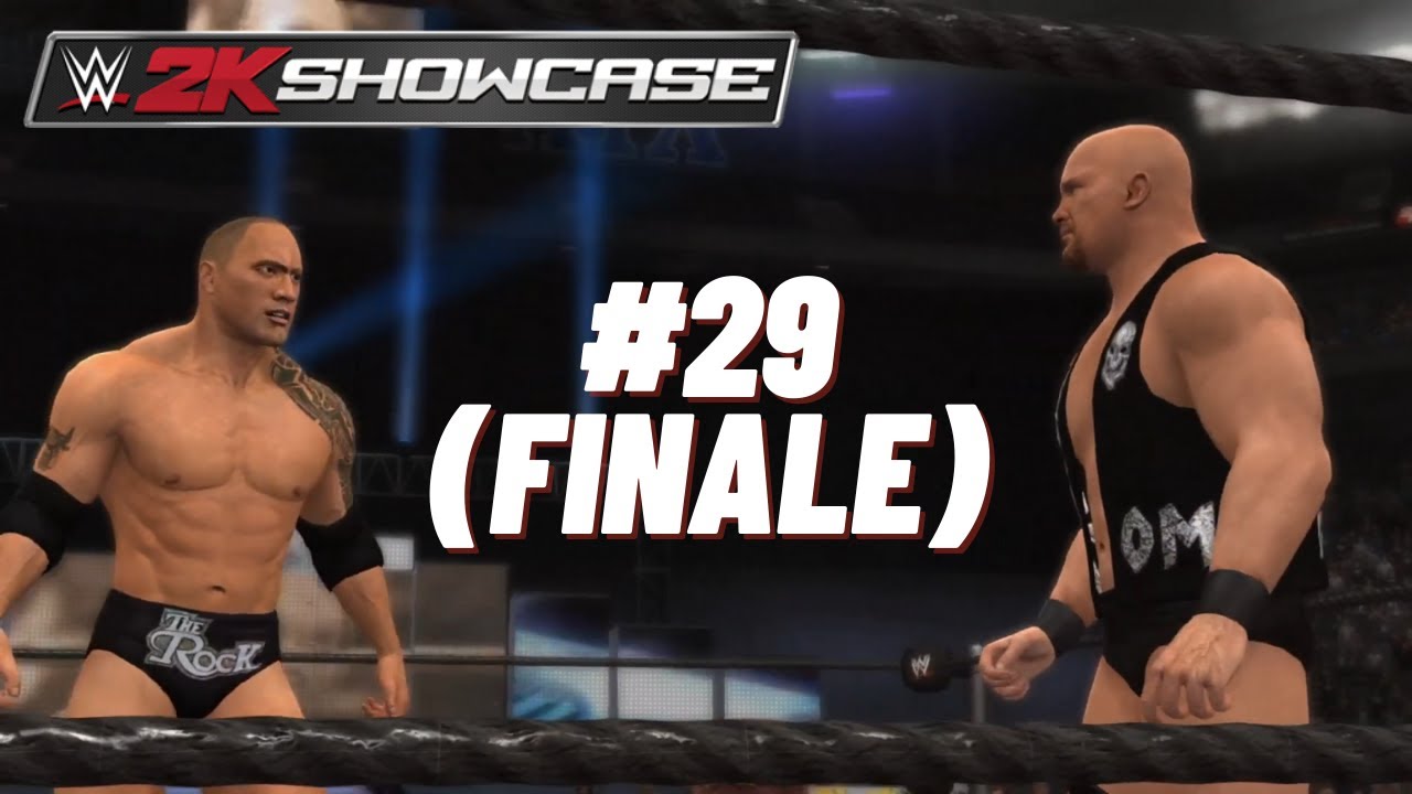 WWE 2K16 — Матч №29 — «Ледяная глыба» Стив Остин против Рока [Показ Остина 3:16] (1080p) (PS3)