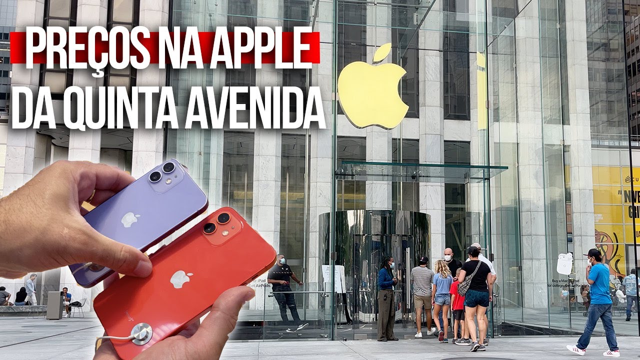 PREÇOS DA APPLE STORE NA QUINTA AVENIDA EM NOVA YORK