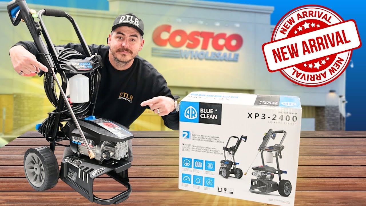 NEW Electric Pressure Washer at COSTCO - AR Blue Clean XP3 REVIEW