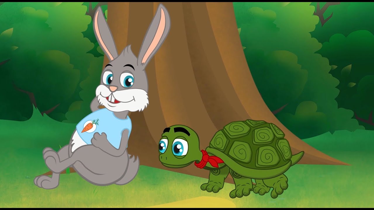 le Lièvre et la Tortue + 7 Fables de La Fontaine | dessin animé en français avec@lesptitszamis