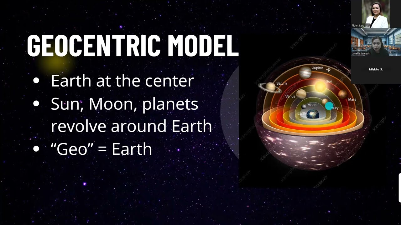 Geocentric and Heliocentric Models of Solar System