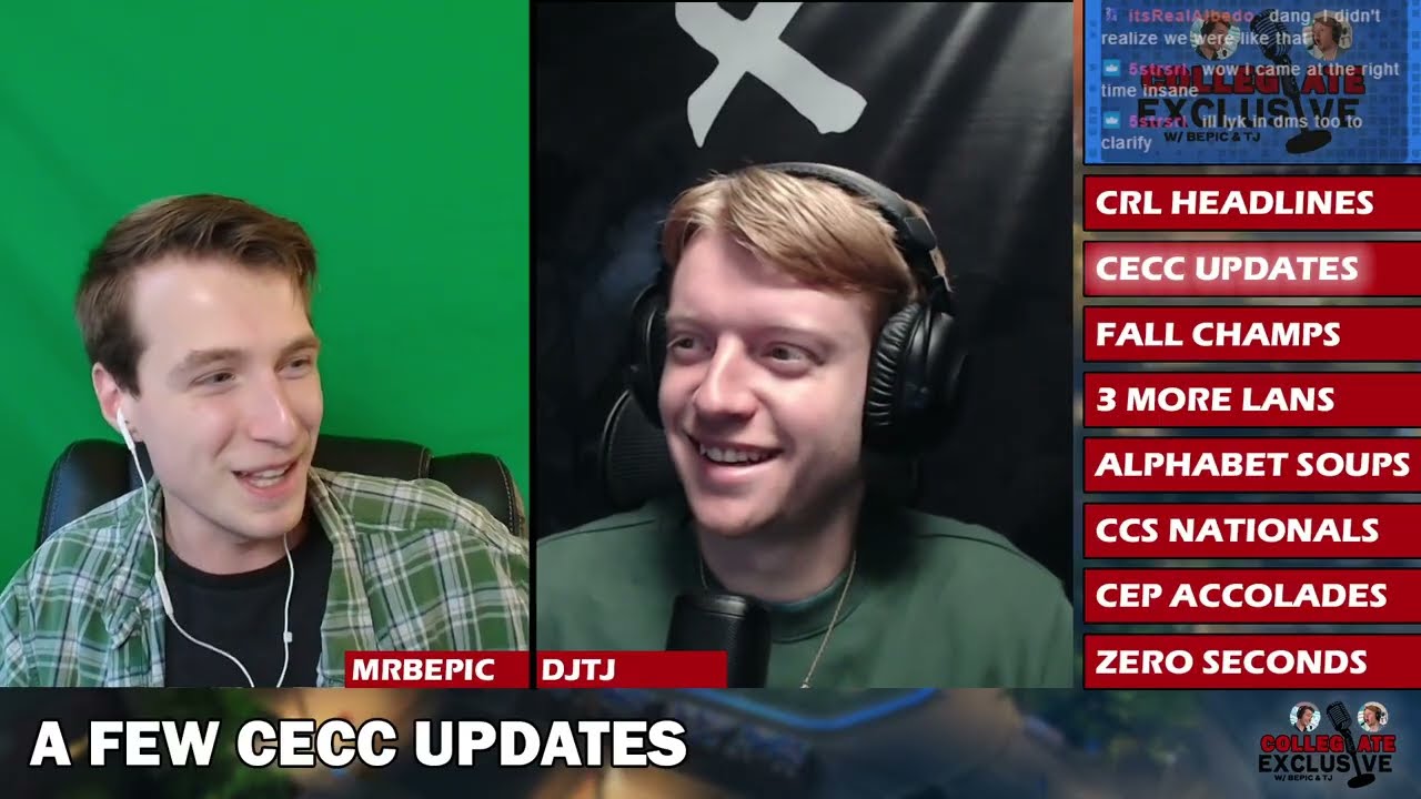 Collegiate Exclusive Podcast #15 | CRL FALL CHAMPS PREDICTIONS, TECH YEAH NECC RUN, CECC LAN UPDATES