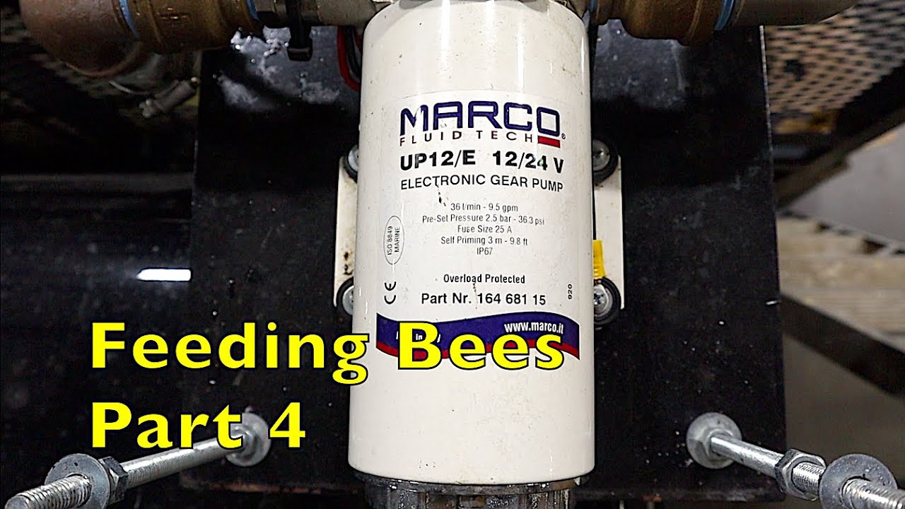 Feeding Bees Part 4 - Our Syrup Pump and Truck Setup